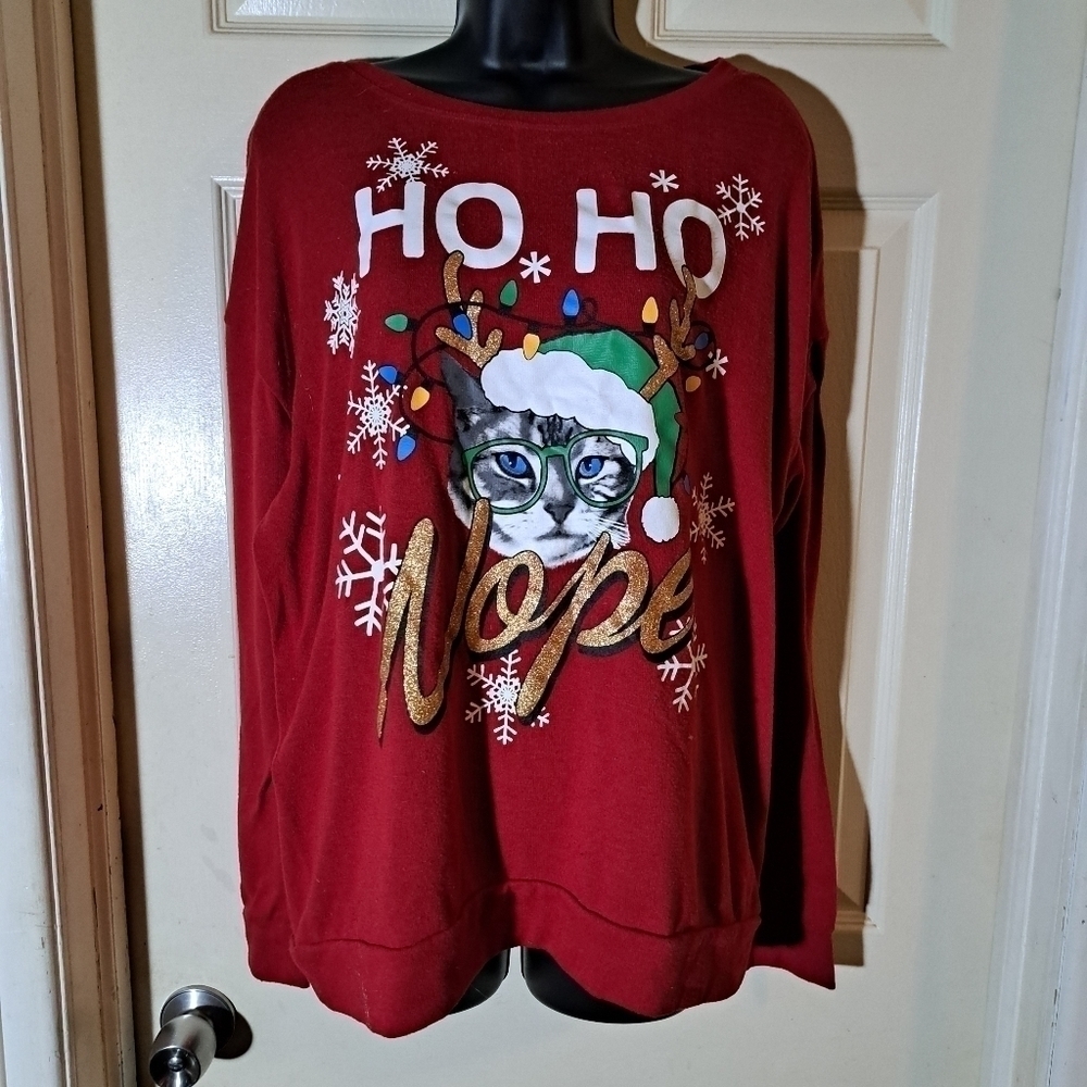 No boundaries Graphic Holiday long sleeve T-shirt size XL